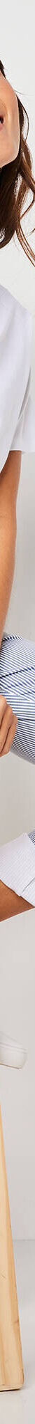 T-shirt "loose" en coton, uni (blanc) T-shirt "loose" en coton, uni (blanc)